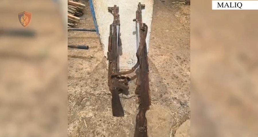 Kapet me kallashnikov dhe pushkë pa leje, arrestohet 64-vjeçari