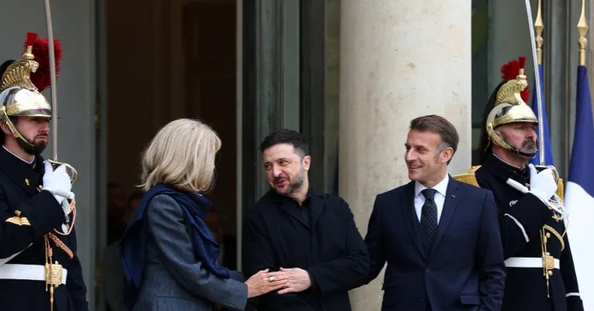 Zelensky Macron zhvilluan sot takim në Paris  në fokus ishte mbështetja për Kievin