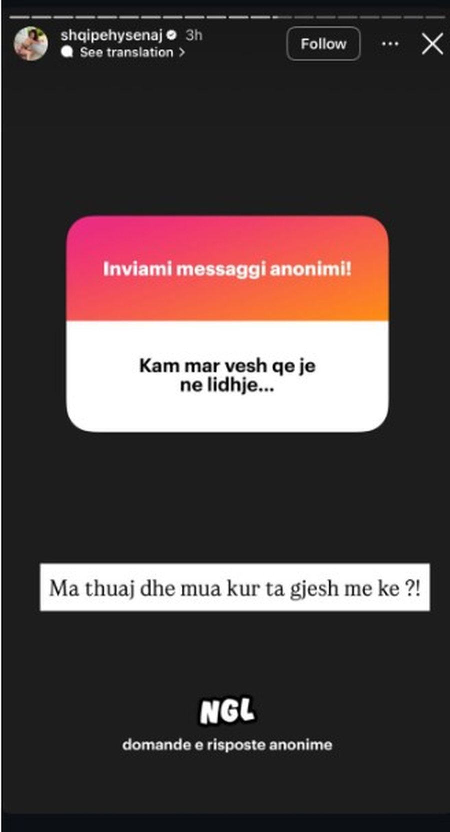 “Ma thuaj dhe mua kur ta gjesh me kë”, Shqipe Hysenaj reagon