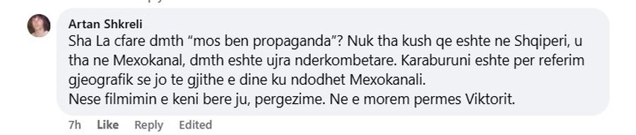 “Pse bëni propagandë?” Balena e cila u tha se po notonte