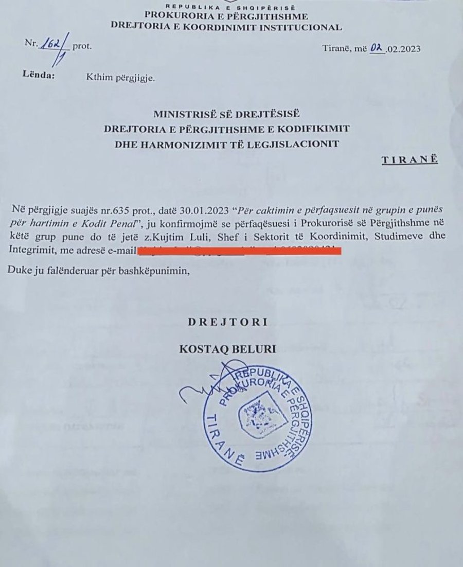 Përplasjet për Kodin e ri Penal! DEL DOKUMENTI: Prokuroria ka