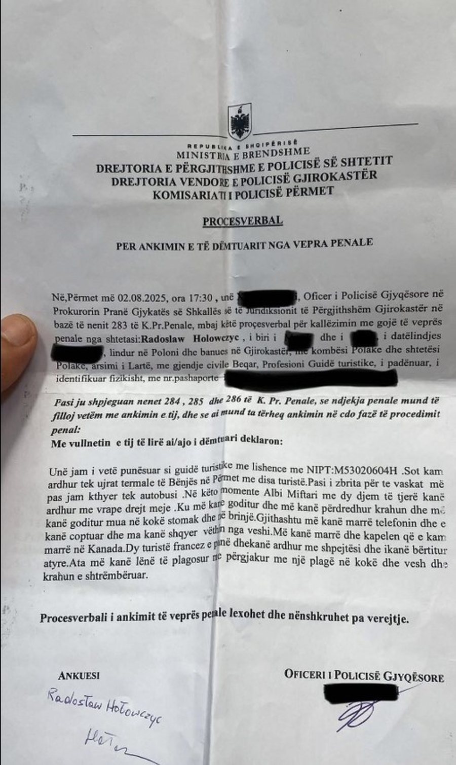 Dhunohet brutalisht operatori polak në Përmet, akuzon rivalët: