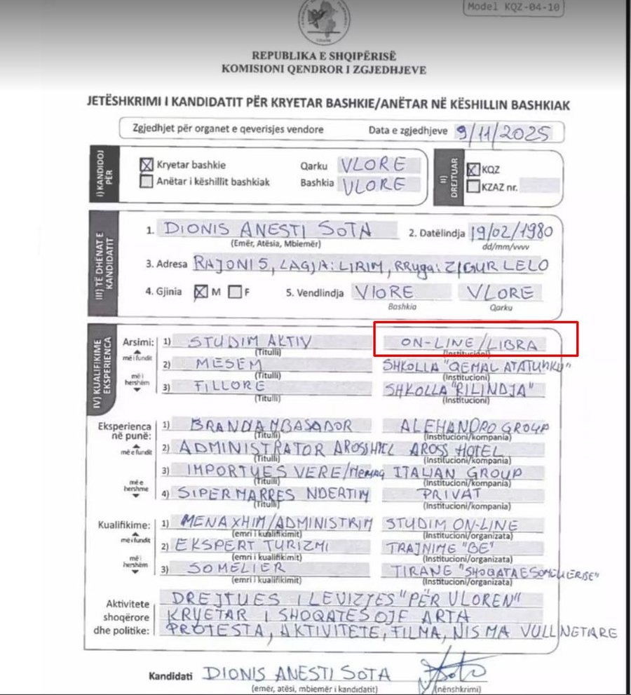 Çudira nga Vlora, kandidati i opozitës kërkon të