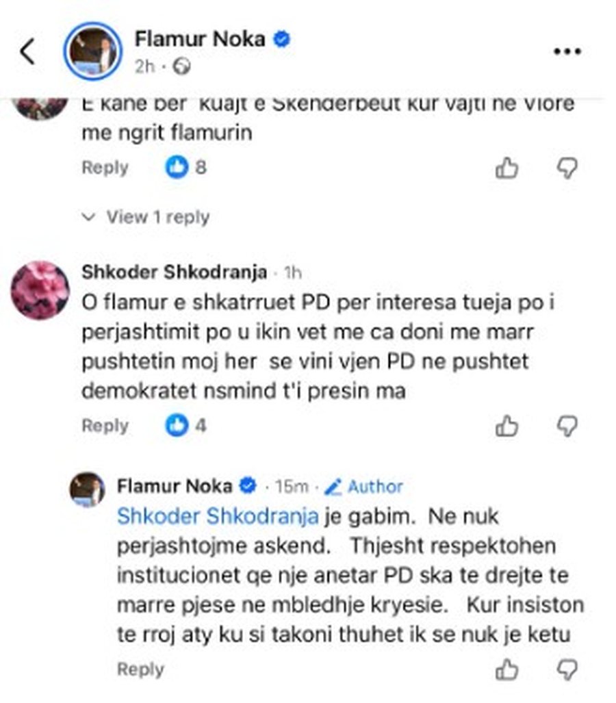Komentuesit "masakrojnë" Flamur Nokën për gafën