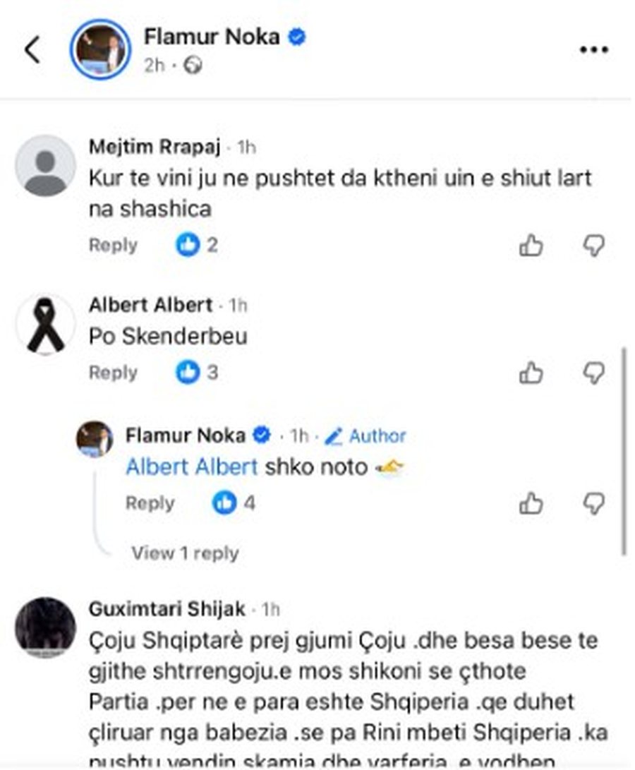 Komentuesit "masakrojnë" Flamur Nokën për gafën