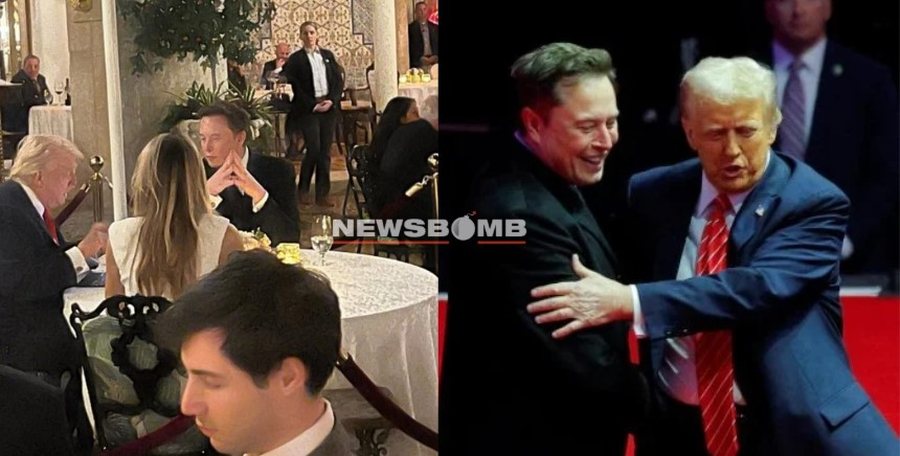 “Do të jetë një vit i mrekullueshëm!” Donald Trump dhe Elon Musk rregullojnë marrëdhëniet, darkojnë së bashku në Mar-A-Lago
