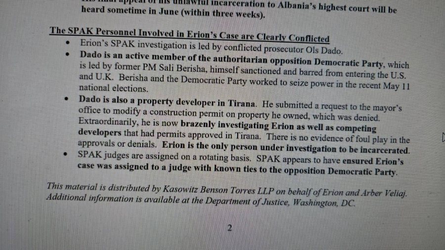 FAKSIMILE/ Erion Veliaj pagoi 220 milionë lekë në Amerikë