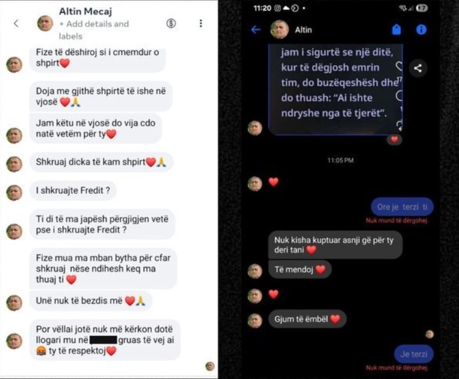 "Fize të dëshiroj si i çmendur, o shpirt", motra e