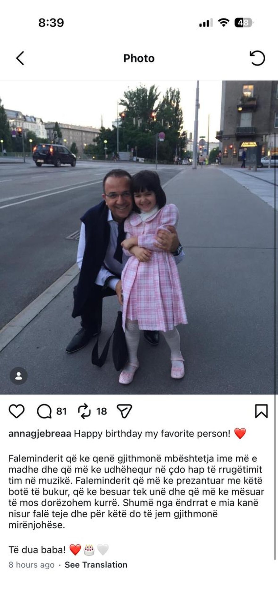 Ardit Gjebrea feston sot dit&euml;lindjen, moderatori i &ldquo;E Diela