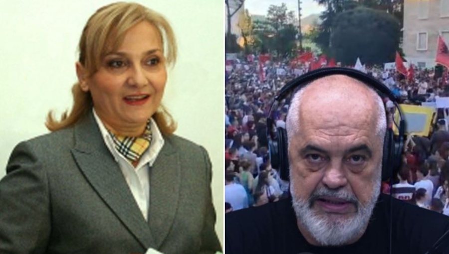 Rama publikoi 8 mij&euml; protestuesit n&euml; shesh, Ermelinda Meksi i kthehet