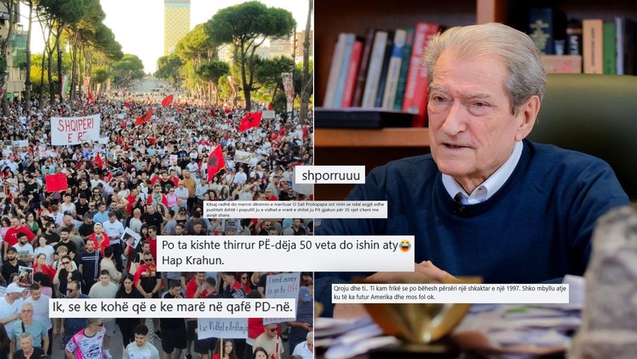 Sali Berisha del me sqarim p&euml;r protestat: E respektojm&euml; rinin&euml; e