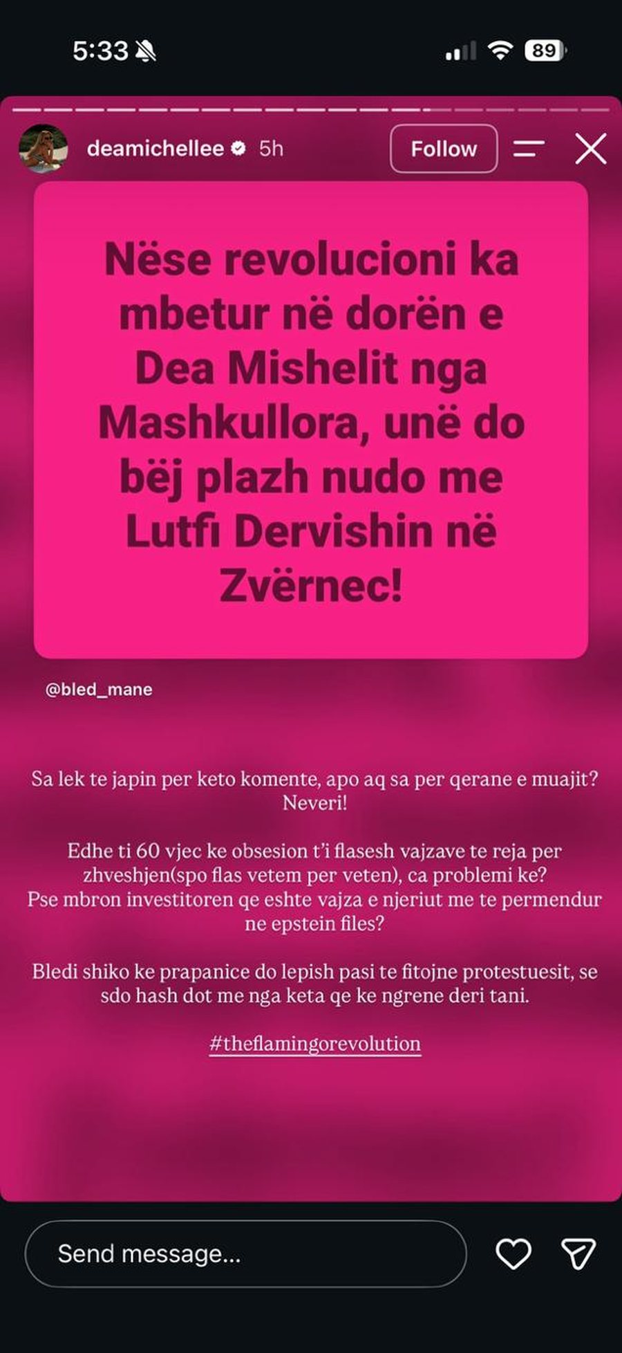 P&euml;rplasja Zegjine-Dea Mishel zgjerohet p&euml;rtej dyshes!