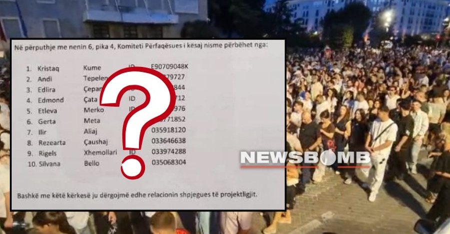 Dje doli LISTA me EMRAT, a jan&euml; ata organizator&euml;t e protest&euml;s?