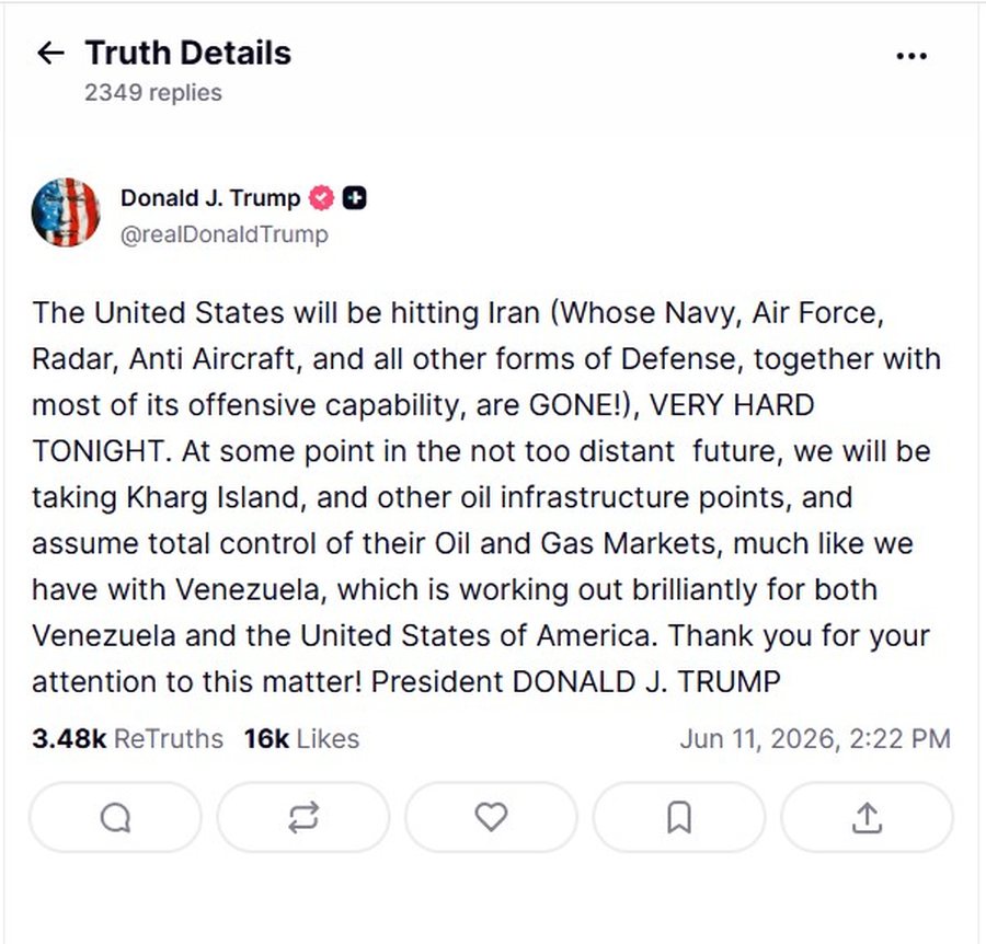 Donald Trump PARALAJM&Euml;RON: Sot do ta godasim shum&euml; fort Iranin