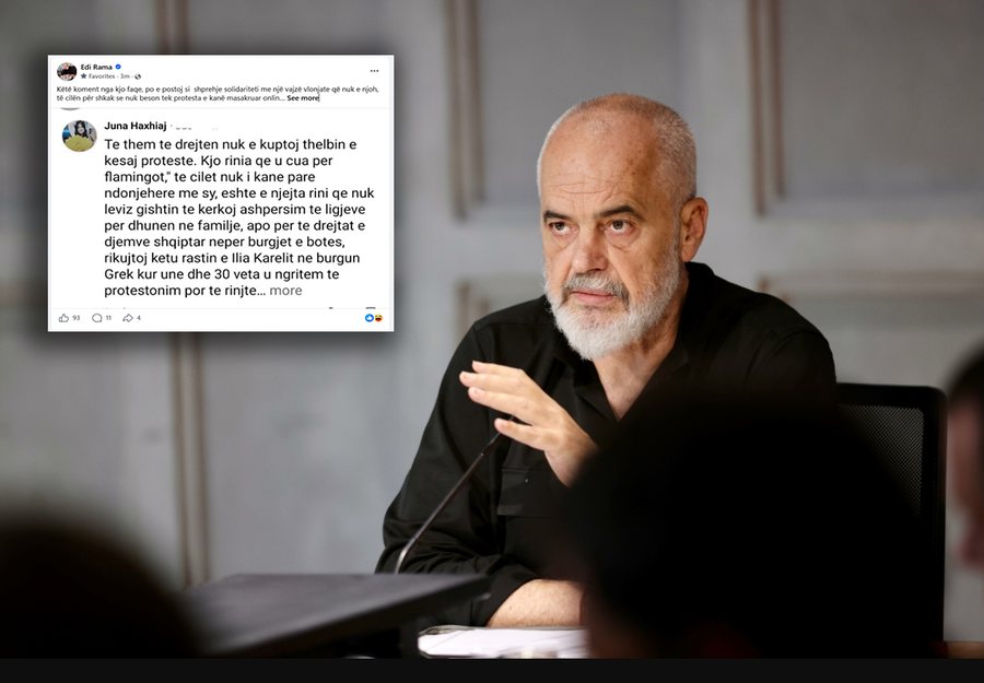 Vajza vlonjate mb&euml;shtet projektin p&euml;r Zv&euml;rnecin, Edi Rama i del