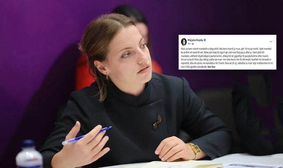 U largua nga Grupi i PS, Marjana Ko&ccedil;eku shp&euml;rthen keq ndaj