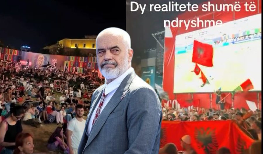 Protestuesit u fut&euml;n n&euml; aren&euml;n e tifoz&euml;ve, Rama reagon i