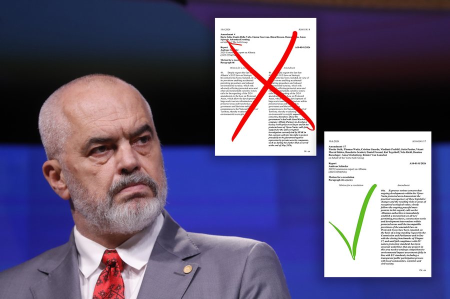 Edi Rama publikon Amendamentet e Parlamentit Europian: Eurodeputet&euml;t e