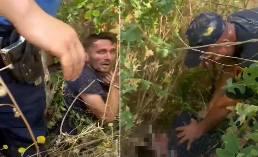 VIDEO/ I vuri s&euml;pat&euml;n n&euml; fyt taksistit dhe e grabiti te