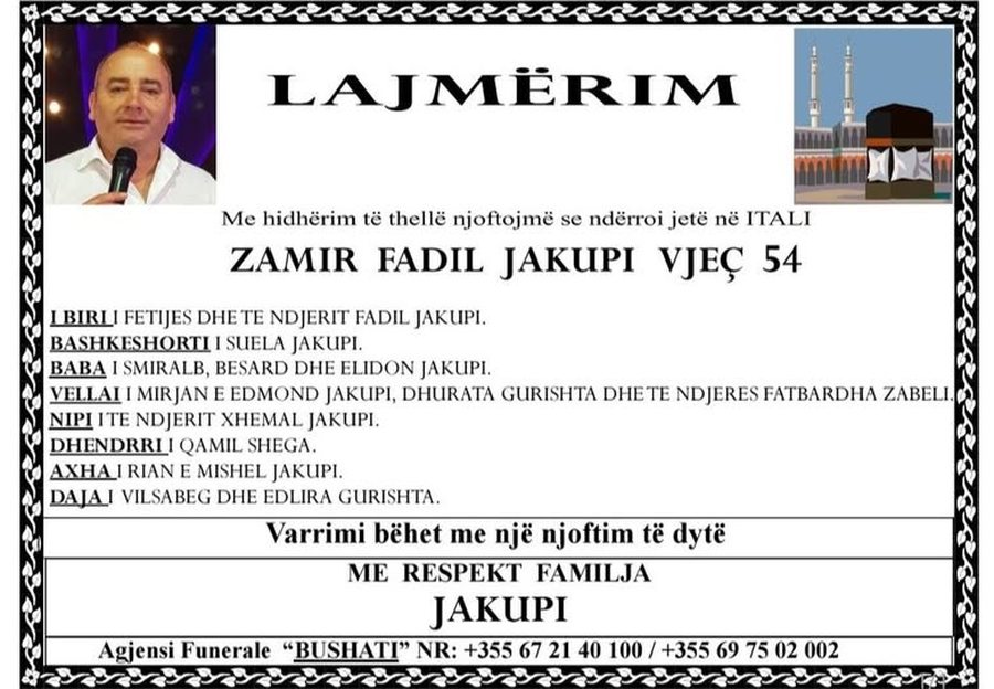 V&euml;llai i bilbilit t&euml; k&euml;ng&euml;s shkodrane jep lajmin e