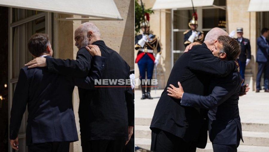 Shtr&euml;ngime duarsh dhe p&euml;rqafime n&euml; Franc&euml;, Edi Rama pritet
