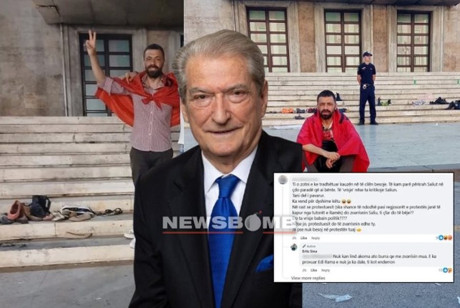 Erlis Sina, protestuesi &ldquo;VIP&rdquo; i s&euml; mart&euml;s? Postimet
