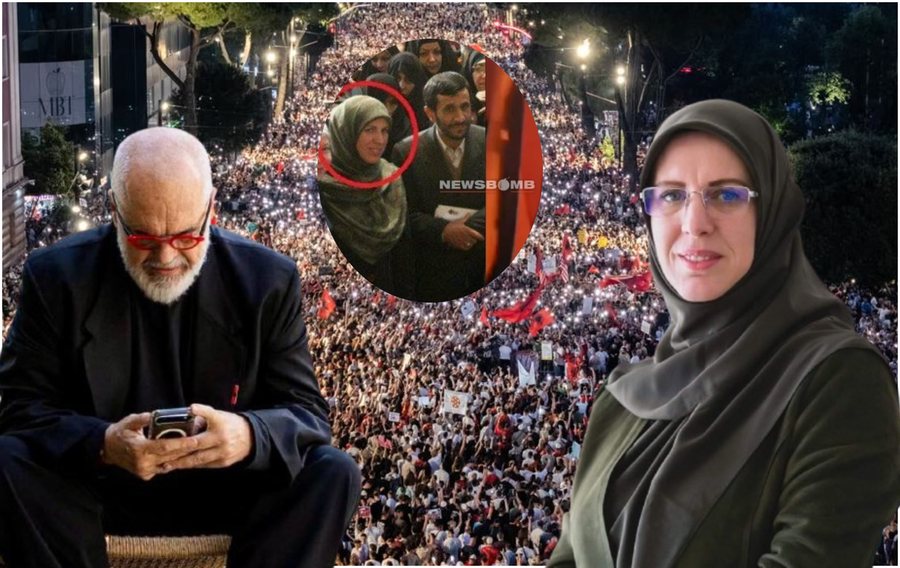 Rama i publikoi FOTON me Ahmadinejad, Ikballe Huduti i p&euml;rgjigjet