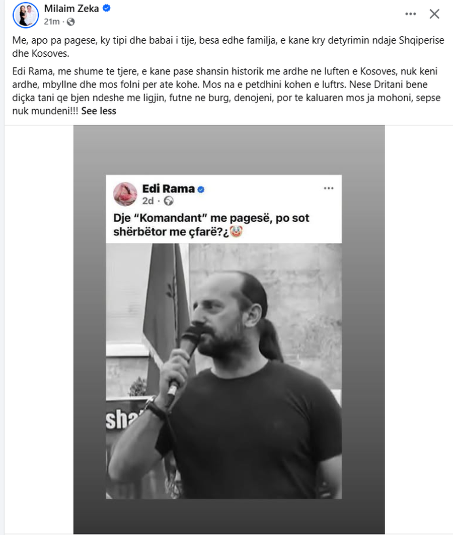 Dritan Goxhaj u shfaq n&euml; protest&euml;, gazetari i drejtohet kryeministrit: