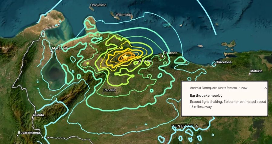 30 sekonda para shkundjeve t&euml; fuqishme n&euml; Venezuel&euml;, si i