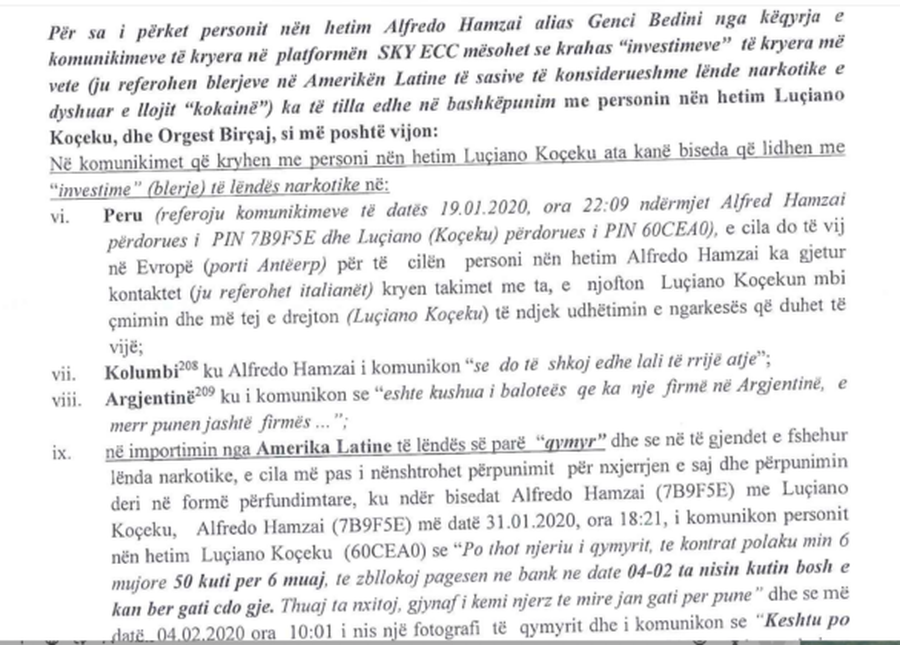 SPAK zbardh tonelatat e kokain&euml;s, dosja: Trafikant&euml;t shqiptar&euml;