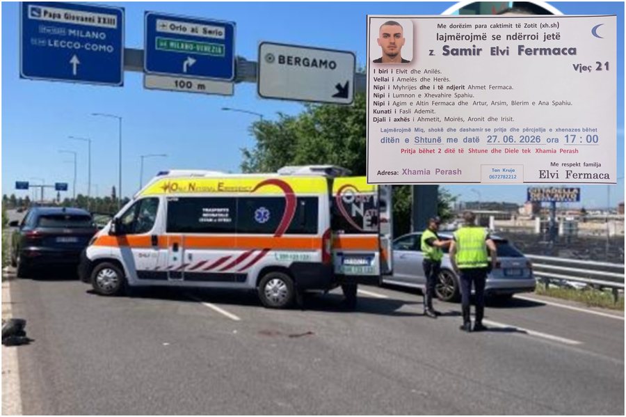 Humbi jet&euml;n n&euml; aksidentin tragjik n&euml; Bergamo, i jepet nes&euml;r