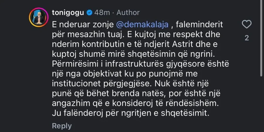 Kushtet e Gjykat&euml;s s&euml; Apelit, e veja e gjyqtarit t&euml; vrar&euml;