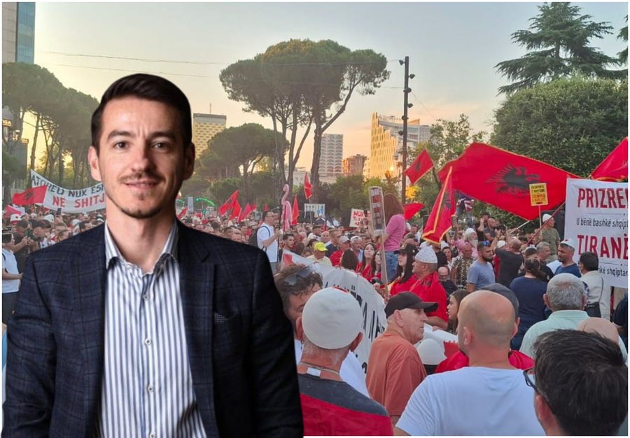 Erdhi nga jasht&euml; p&euml;r protest&euml;n, por Taulant Muka kritikon