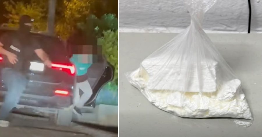 Antidroga e Tiran&euml;s godet grupin q&euml; shp&euml;rndante kokain&euml; e