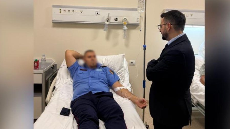 Avokati i Popullit vizitoi efektivet e l&euml;nduar gjat&euml; protest&euml;s: