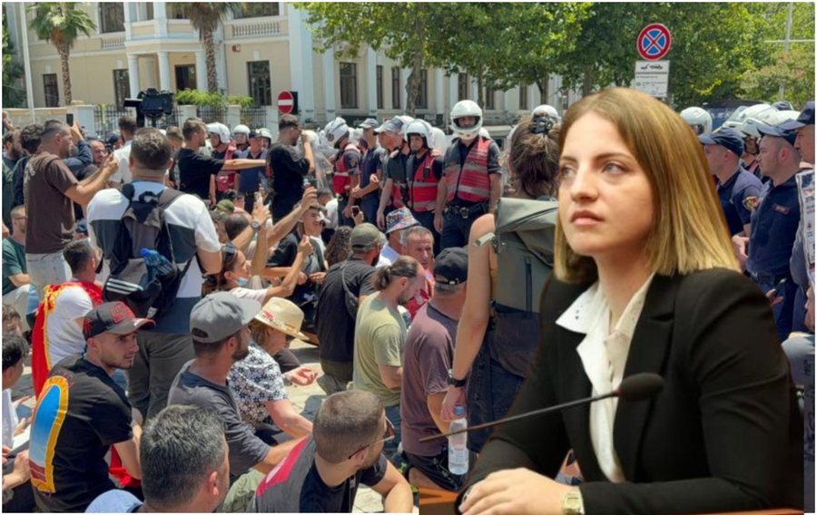 Dhuna n&euml; protest&euml;, Marjana Ko&ccedil;eku sulmon qeverin&euml;: