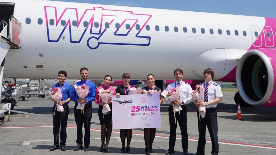 Wizz Air feston arritjen e 25 milion&euml; pasagjer&euml;ve n&euml;