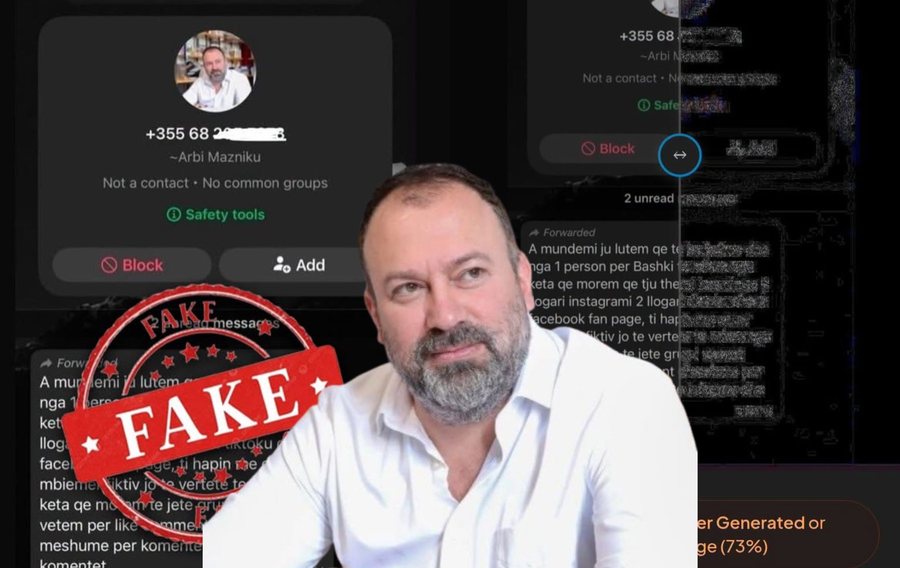 &ldquo;Hapni llogari false&rdquo;, mesazhi n&euml; WhatsApp rezultoi i krijuar