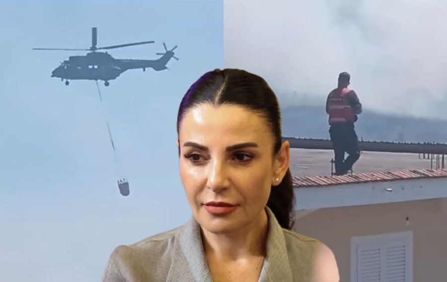 Zjarri n&euml; Driz&euml; t&euml; Fierit, Belinda Balluku reagon p&euml;r