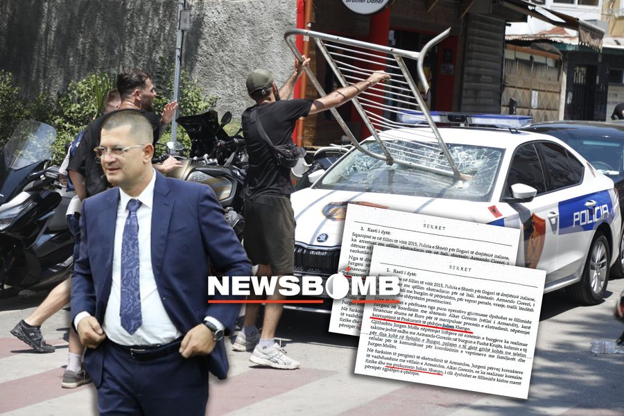 Liroi protestuesit q&euml; shkat&euml;rruan makinat e Policis&euml;,