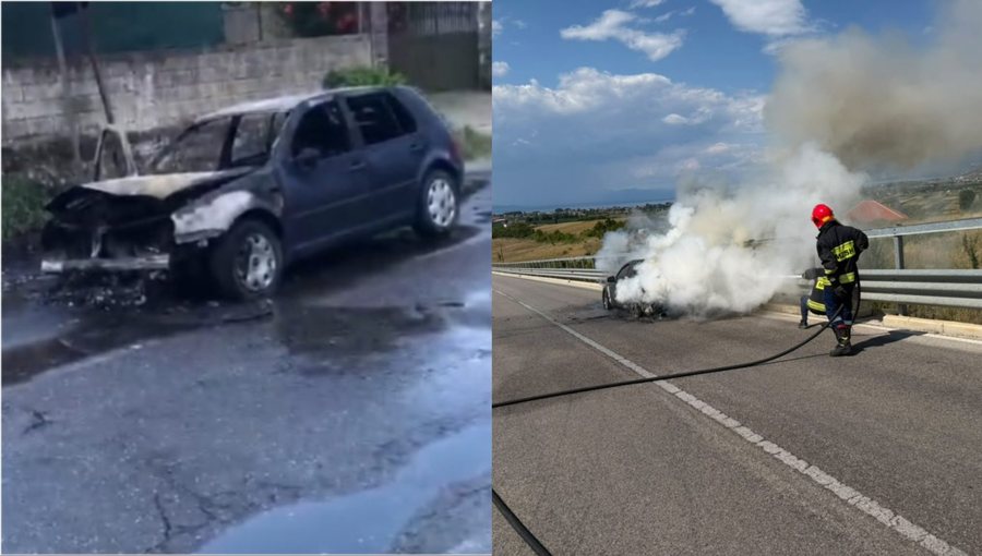 Brenda nj&euml; ore dy incidente, p&euml;rfshihen nga flak&euml;t dy makina