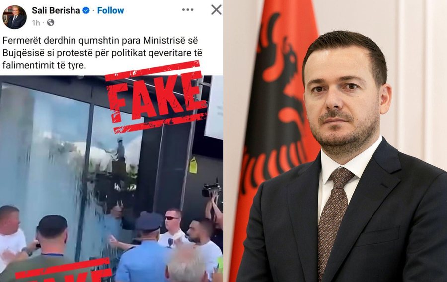 Fake news-i i Sali Berish&euml;s me videon e fermer&euml;ve kosovar&euml;,