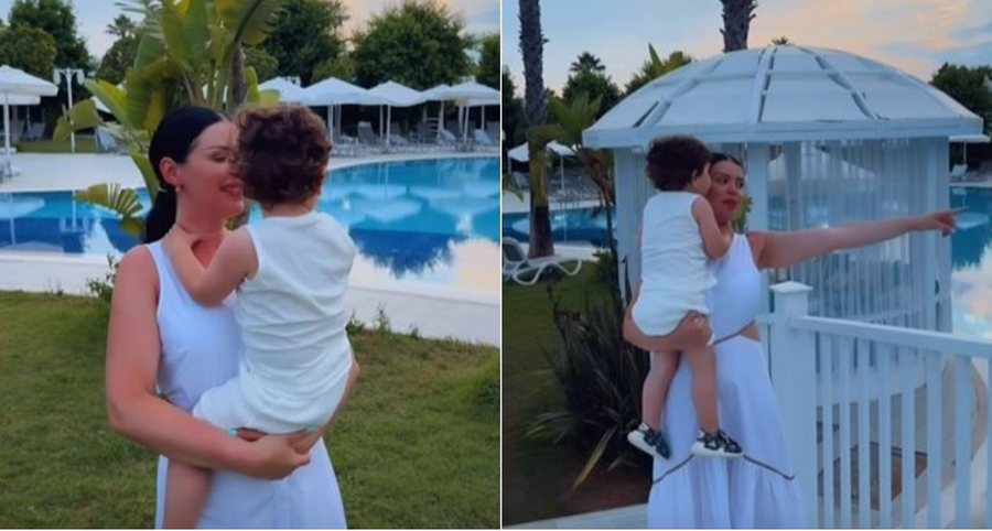 Me t&euml; birin n&euml; krah&euml;, Greta Ko&ccedil;i ndan videon e