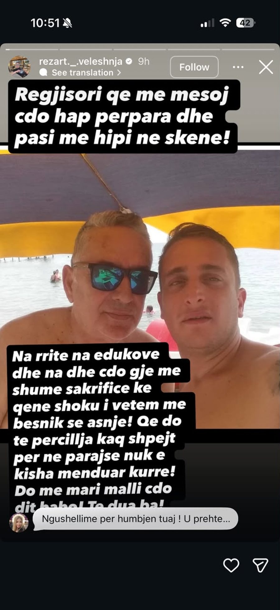Dit&euml; zie p&euml;r familjen Veleshnja, aktori i humorit humbet babain: Nuk e