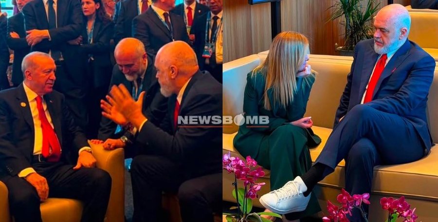 Momentet m&euml; epike nga Samiti i NATO-s, Rama krah lider&euml;ve