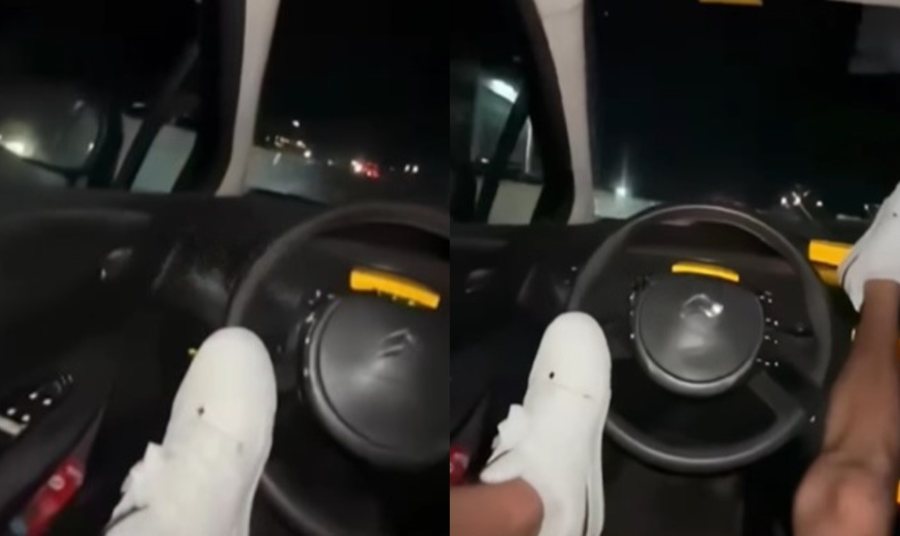 Video alarmante n&euml; TikTok! I riu drejton automjetin m&euml;