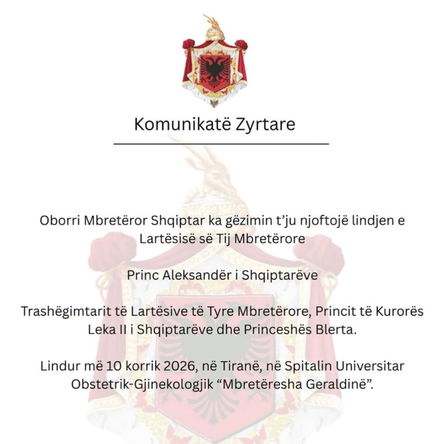 Lindi Princi Aleksandër i Shqiptarëve