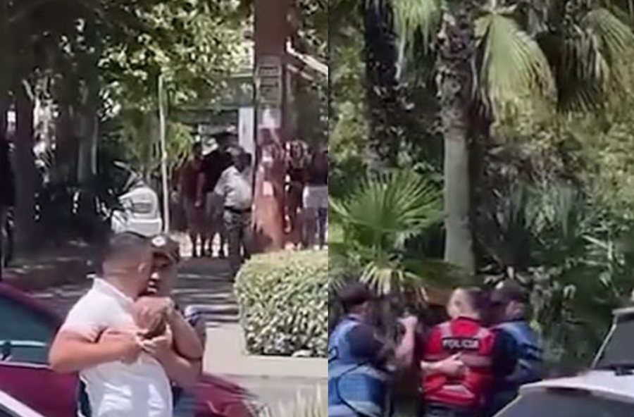 Ndodh n&euml; Vlor&euml;! Shofer&euml;t p&euml;rleshen me grushte me
