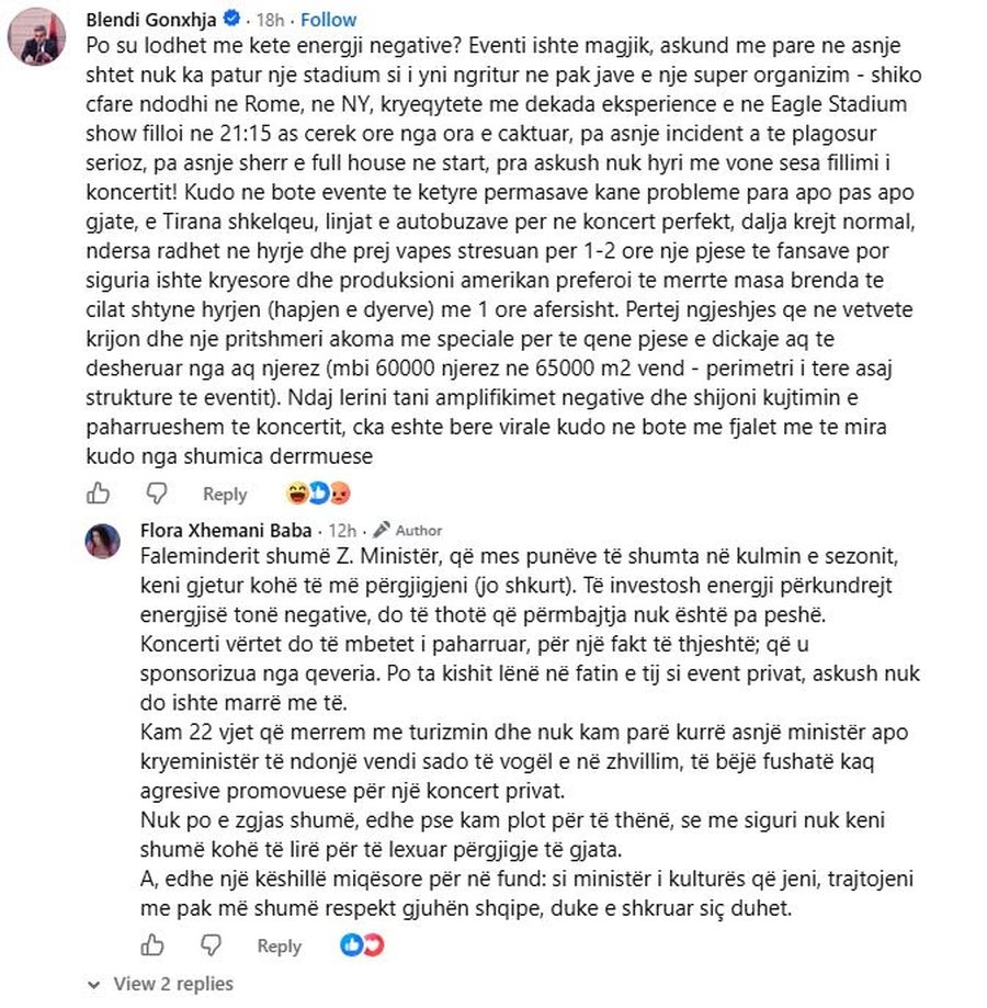Blendi Gonxhja u p&euml;rgjigjet aktivist&euml;ve: Nuk u lodh&euml;t me energji