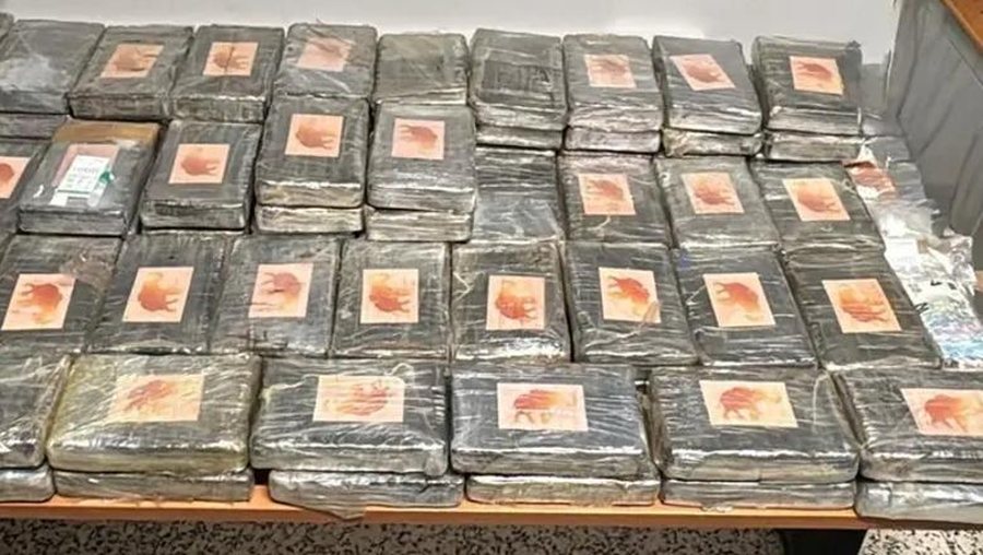 Tentuan t&euml; trafikonin 111 kilogram&euml; kokain&euml; me kamion, policia